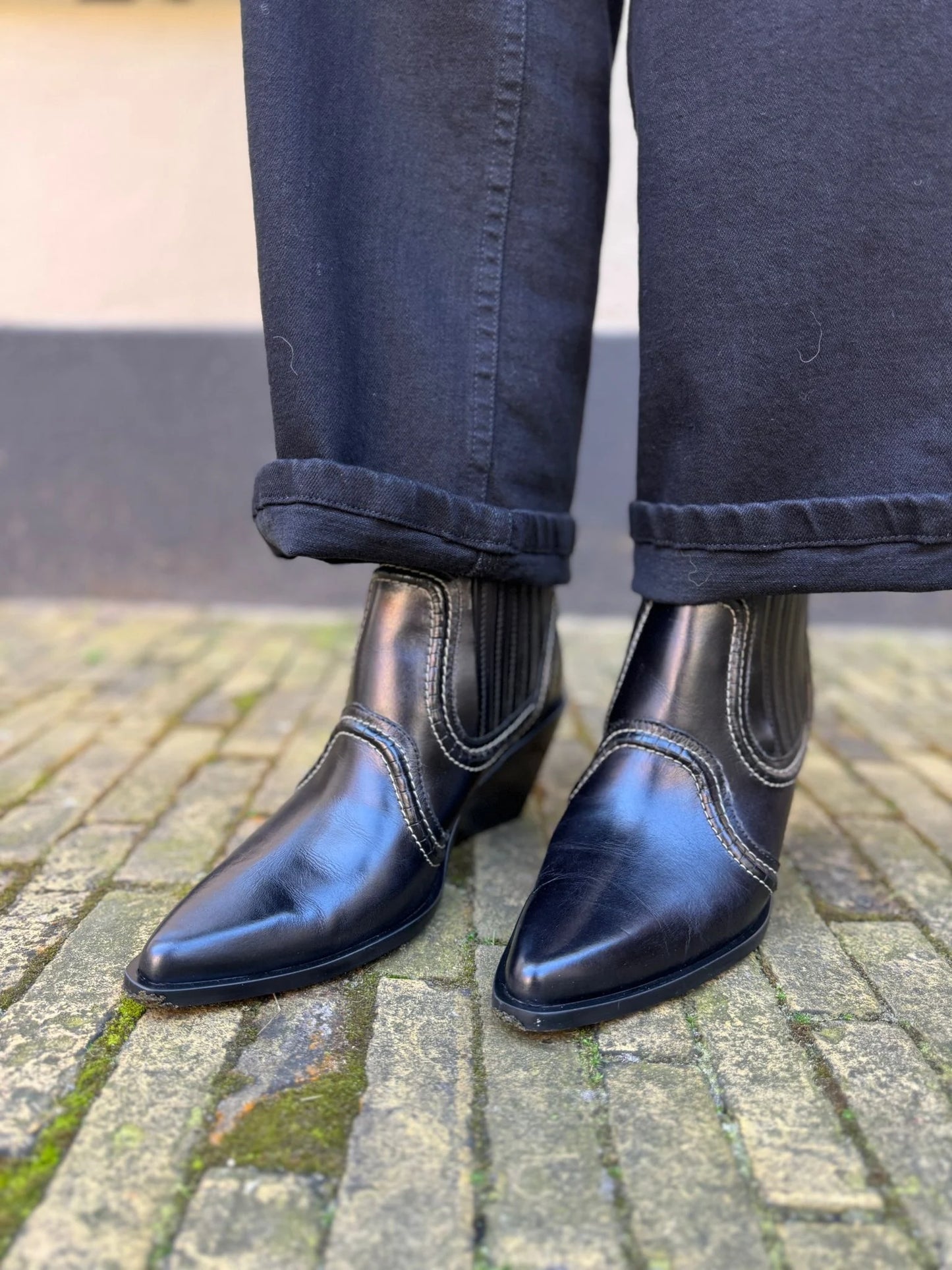 Schwarze Klassische Stiefel
