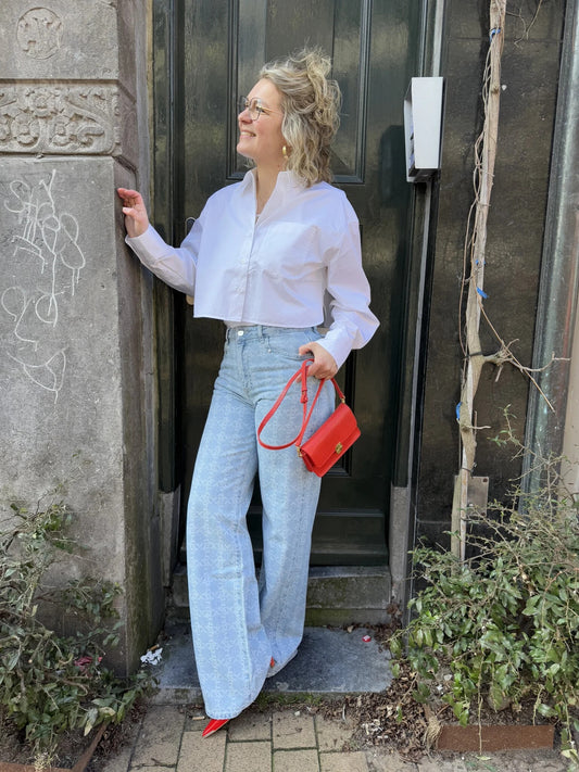 Weiße Bluse